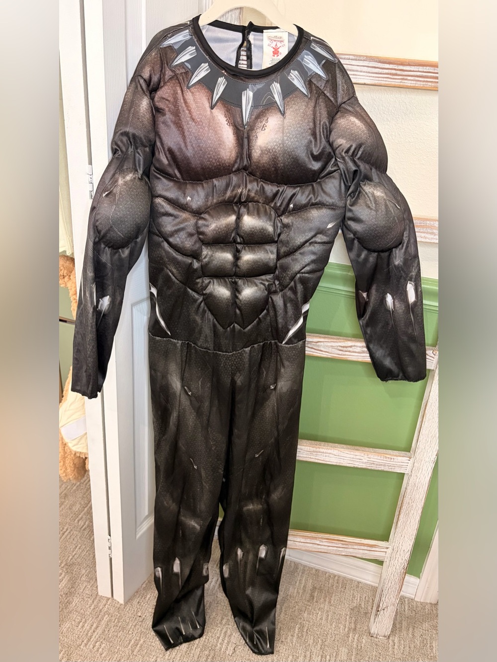 🐾 Marvel Avengers Endgame Black Panther Padded Costume Kids Large